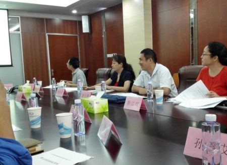  诗普瑞公司领导向北京市应急管理局领导介绍粉尘防爆整改工程